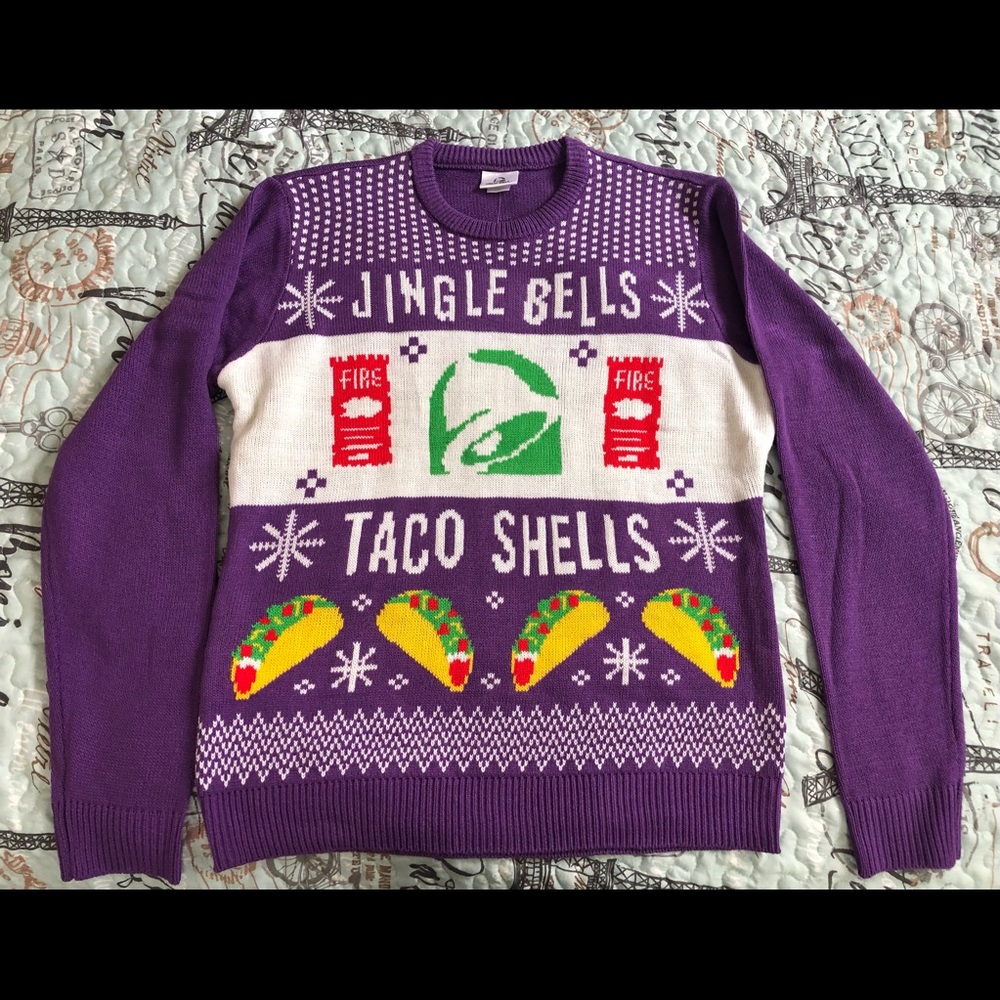 Taco Bell Holiday Sweater New W/O Tag